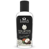 INTIMATELINE LUXURIA - VOLUPTAS GEL DE MASAJE COMESTIBLE CON EFECTO CALEFACCIÓN - COCO Y CREMA 100 ML