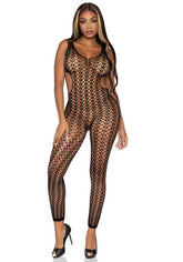 LEG AVENUE - BODYSTOCKING DE MALLA TALLA ÚNICA