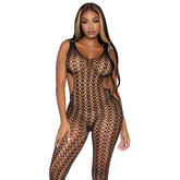 LEG AVENUE - BODYSTOCKING DE MALLA TALLA ÚNICA
