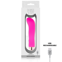 DOLCE VITA - DOS VIBRADOR RECARGABLE ROSA 7 VELOCIDADES