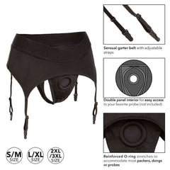 CALEXOTICS - BOUNDLESS STRING WITH GARTER S/M