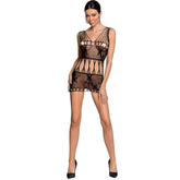 PASSION - BODYSTOCKING MUJER BS090 NEGRO TALLA ÚNICA
