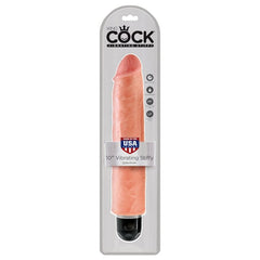 KING COCK - VIBRADOR RÍGIDO REALISTA 25,4 CM NATURAL