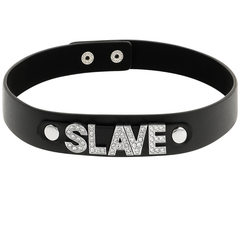 COQUETTE CHIC DESIRE - VEGAN LEATHER SLAVE CHOKER