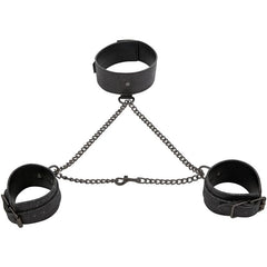 SEX & MICHIEF - SHADOW SPARKLE COLLAR AND CUFFS