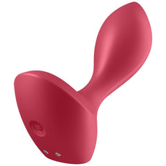 SATISFYER - BACKDOOR LOVER VIBRANT PLUG RED