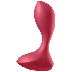 SATISFYER - BACKDOOR LOVER VIBRANT PLUG RED