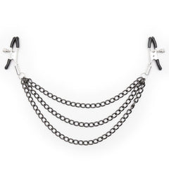 OHMAMA FETISH - NIPPLE CLAMPS WITH BLACK CHAINS