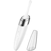 SATISFYER - TWIRLING DELIGHT WHITE CLIT TIP VIBRATOR