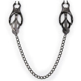 OHMAMA FETISH - JAPANESE NIPPLE CLAMPS WITH BLACK CHAIN