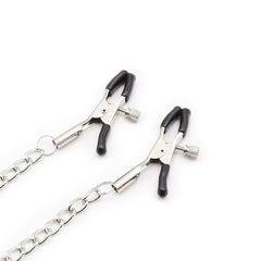 OHMAMA FETISH - RING GAG WITH CHAINS AND TELEPHONE CLAMPS