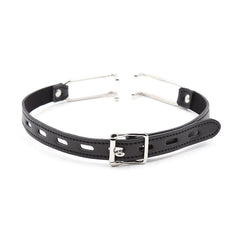 OHMAMA FETISH - MORDAZA DE CUERO CON GANCHOS DE METAL