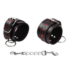 OHMAMA FETISH - HEART ENCRUSTED HANDCUFFS