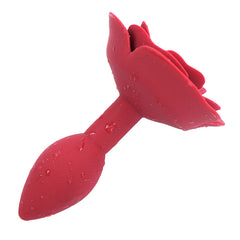 OHMAMA FETISH - RED PINK SILICONE ANAL PLUG
