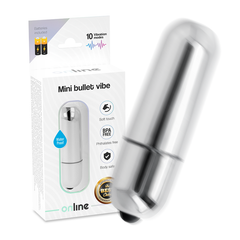 ONLINE - MINI SILVER VIBRATING BULLET