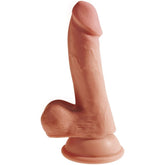 KING COCK - PLUS DILDO 3D CON BOLAS 17 CM