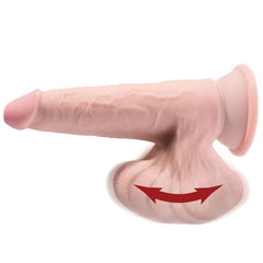 KING COCK - PLUS BOLAS DILDO 3D 12,7 CM