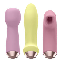 SATISFYER - MARAVILLOSO MONTAJE VIBRADOR Y AIRE PULSADO PARA HORNO
