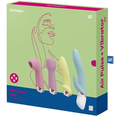 SATISFYER - MARAVILLOSO MONTAJE VIBRADOR Y AIRE PULSADO PARA HORNO