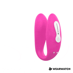 WEARWATCH - WATCHME FUCHSIA/AZABACHE DOUBLE TECHNOLOGY VIBRATOR
