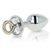 OHMAMA FETISH METAL ANAL PLUG WITH RING