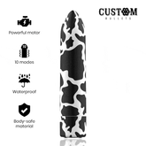 CUSTOM BULLETS - PERSONALIZED RECHARGEABLE COW 10 INTENSITIES