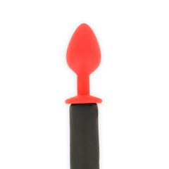 OHMAMA FETISH DEVIL''S TAIL SILICONE ANAL PLUG 8 CM