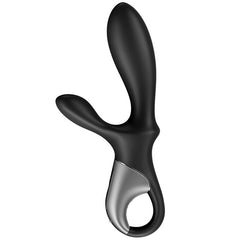 SATISFYER - HEAT CLIMAX+ APPLICATION BLACK ANAL VIBRATOR