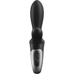 SATISFYER - HEAT CLIMAX+ APPLICATION BLACK ANAL VIBRATOR