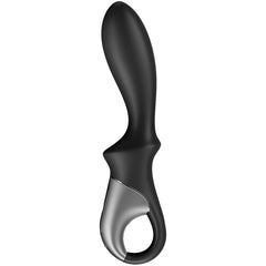 SATISFYER - HEAT CLIMAX BLACK ANAL VIBRATOR APPLICATION