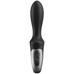 SATISFYER - HEAT CLIMAX BLACK ANAL VIBRATOR APPLICATION