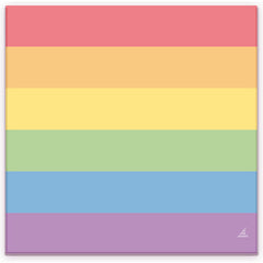 PRIDE - SET OF 20 LGBT FLAG NAPKINS