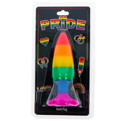 ORGULLO - ENCHUFE LGBT BANDERA HUNK 10,5 CM