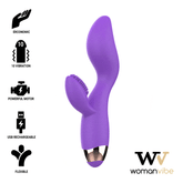 WOMANVIBE - RECHARGEABLE SILICONE VIBRATOR DONNA
