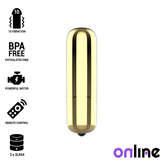 ONLINE - MINI GOLD VIBRATING BULLET