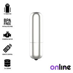 ONLINE - MINI SILVER VIBRATING BULLET