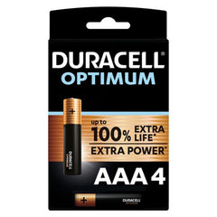 DURACELL - PILA ALCALINA OPTIMUM 200 AAA LR03 4 UNIDADES?