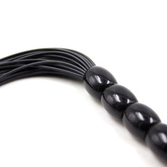 OHMAMA FETISH RIBBED SILICONE SLEEVE FLOGGER 22CM