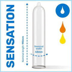 PASANTE - TROPICAL CONDOMS BAG 144 UNITS