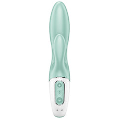 SATISFYER - AIR PUMP BUNNY 5+ APPLICATION INFLATABLE RABBIT VIBRATOR GREEN