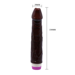 BAILE - ONDAS DE PLACER VIBRADOR 23 CM MARRÓN