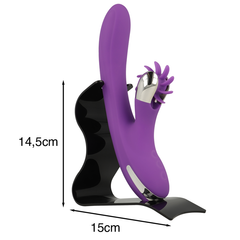 DREAMLOVE - BLACK ACRYLIC EXHIBITOR DISPLAY STAND LARGE 15.0 x 14.5 CM