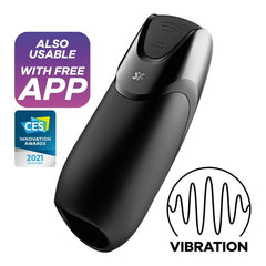 SATISFYER - HOMBRE VIBRATION+ NEGRO