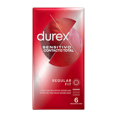 DUREX - CONTACTO SENSIBLE TOTAL 6 UNIDADES