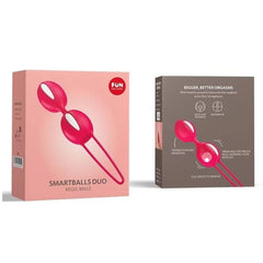 FUN FACTORY - SMARTBALLS DUO WHITE/INDIA RED