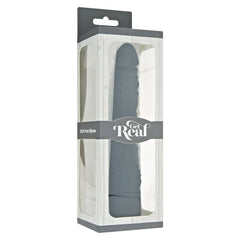 HAZTE REAL - VIBRADOR CLÁSICO SLIM NEGRO