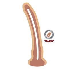 HAZTE REAL - DONG DE PIEL DE DOBLE DENSIDAD 20,5 CM