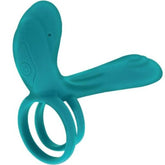 XOCOON - GREEN COUPLES VIBRATOR RING