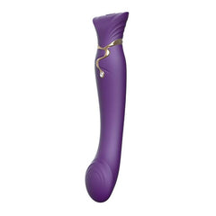 ZALO - QUEEN PULSE WAVE CLIT STIM PURPLE SET