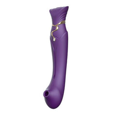 ZALO - QUEEN PULSE WAVE CLIT STIM PURPLE SET